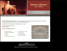 Tablet Screenshot of dailyanddailylaw.com